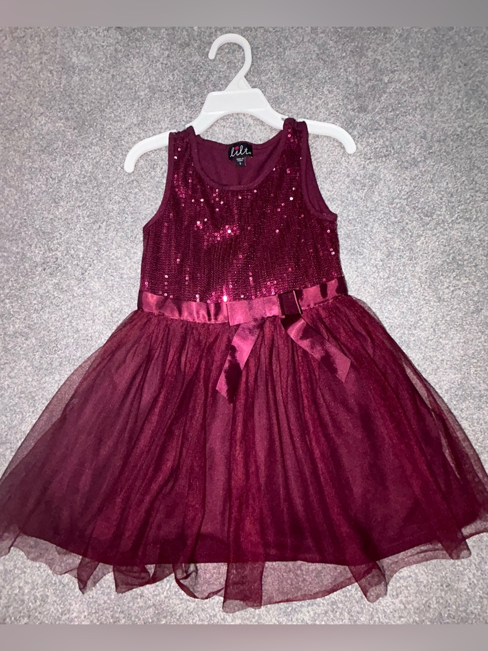 Girls Red Formal Dress